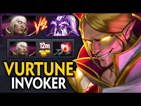 EPIC VURTUNE INVOKER vs VOID SPIRIT MID | BEAUTIFUL ENDING WITH RAMPAGE | Dota 2 Invoker