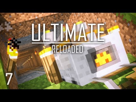 FTB Ultimate Reloaded Modpack Ep. 7 Steve's Carts Quarry