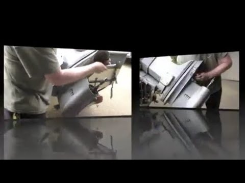 Evinrude Johnson Lower Unit, foot, leg, gear case Removal