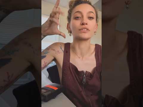 paris jackson’s message about her fathers birthday - #parisjackson #michaeljackson