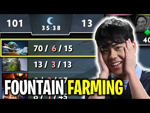 ANA IS INSANE..!! Fountain Farming Gyrocopter 70 Kills by Ana 7.22f | Dota 2