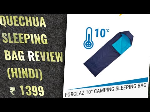 Quechua 10°  Decathlon sleeping Bag Review in Hindi || Best sleeping bag for Hiking by Decathlon Video