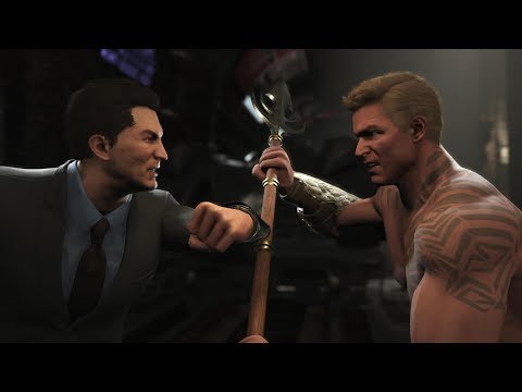 Injustice 2 : Batman (Bruce Wayne) Vs Aquaman - All Intro/Outros, Clash Dialogues, Super Moves