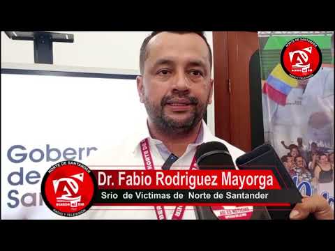 Fabio Rodríguez Mayorga Srio de Victimas de Norte de Santander
