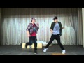 уличные танцы, хип хоп импровизация SJ & M-M // hip hop improv 