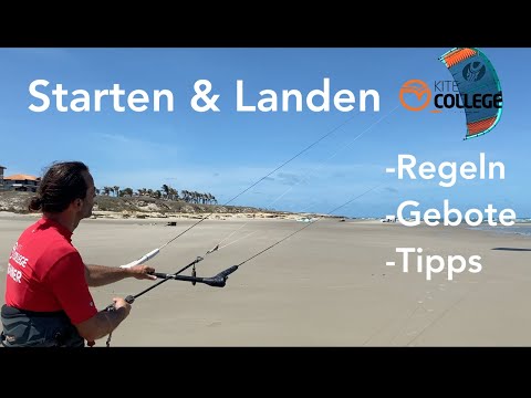 Kitecollege Tipps und Tricks  für das Starten & Landen eines Kites, Kitesurfen mit mehr Sicherheit