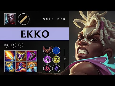 Ekko Mid vs Orianna - EUW Grandmaster Patch 25.22