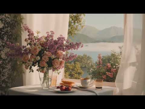 Morning Bliss ☕ Relaxing Piano Music for a Calm Start, Soothing Melodies & Nature Sounds 🏞️