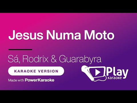 Sá, Rodrix & Guarabyra - Jesus Numa Moto - Karaoke 🎤 PlayKaraoke Instrumental