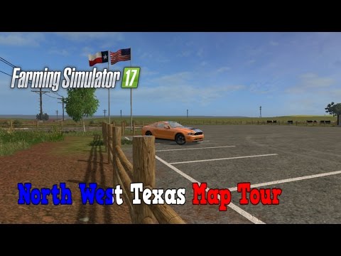 Farming Simulator 17 North West Texas Map Tour