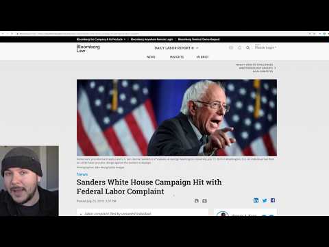 Bernie Sanders Labor Scandal Escalates, Hit With Federal Labor Complaint Video