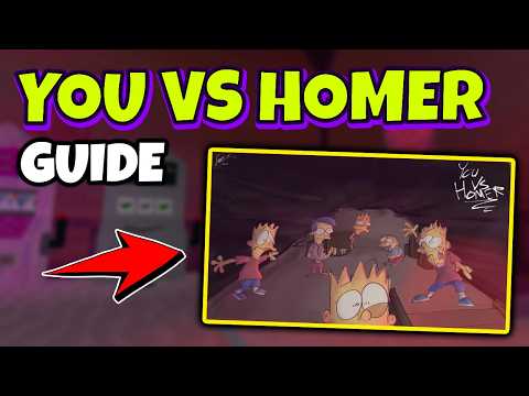 BEGINNER GUIDE in YOU VS HOMER Roblox - How to Win as Bart or Homer