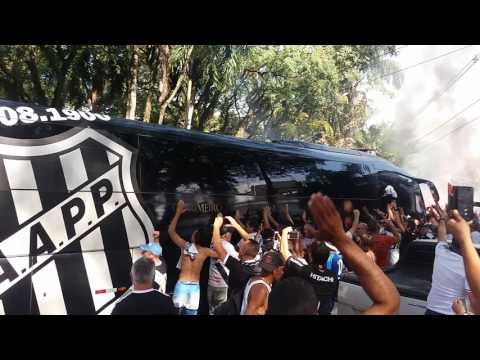 Ponte Preta Torcida Recebendo o time. Ponte 3x0 Palmeiras