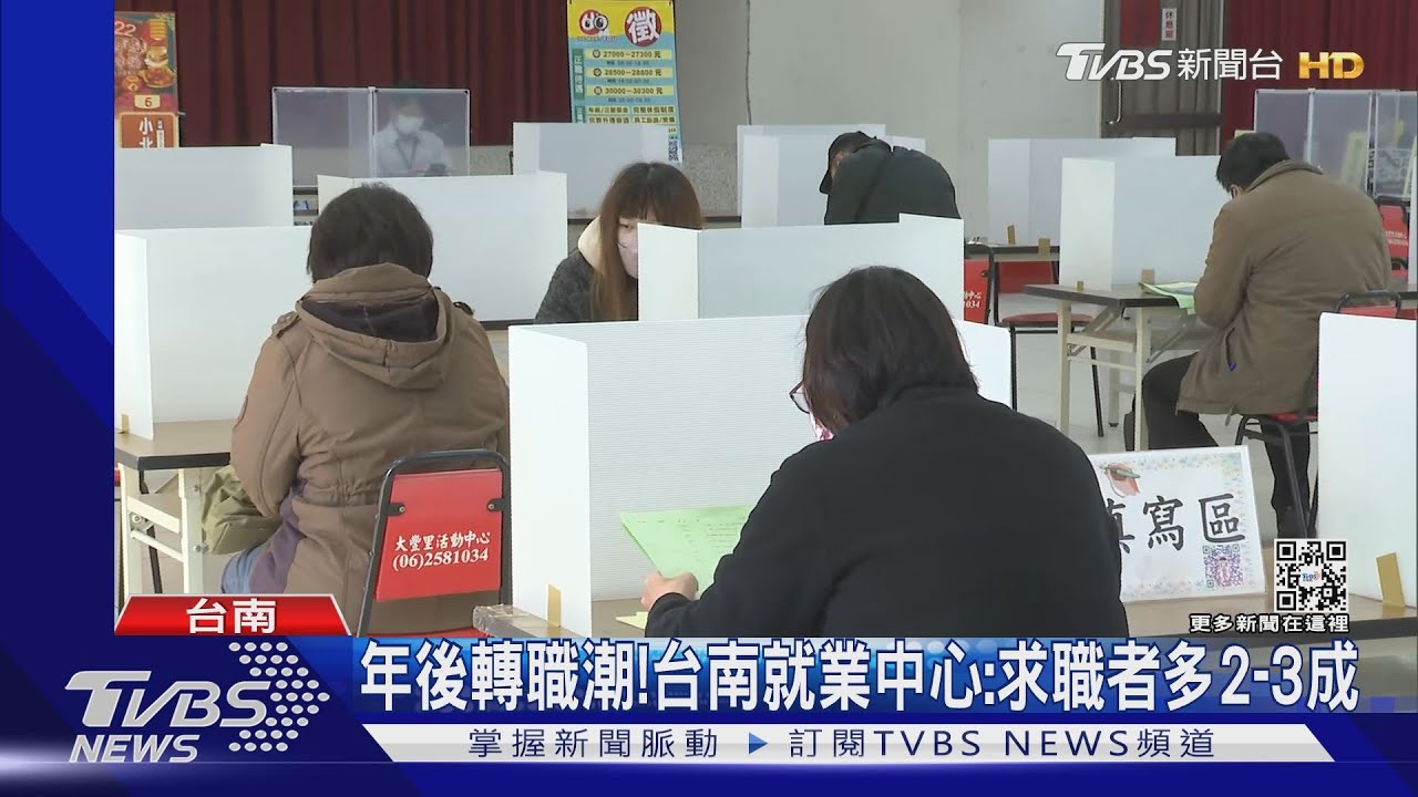 年後轉職潮!台南連6場企業聯合徵才 供1700職缺