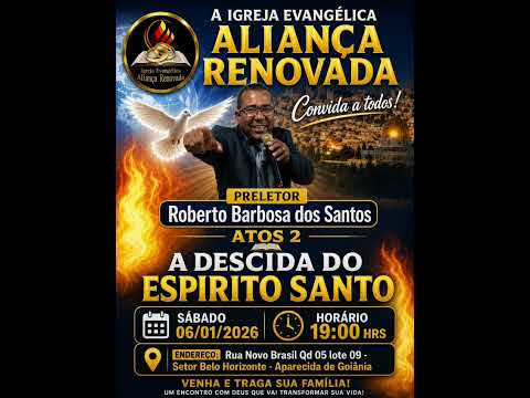 Igreja aliança renovada Aparecida de Goiânia, GoiásR. Novo Brasil,qd 05 - lt 09 - St. Belo Horizonte