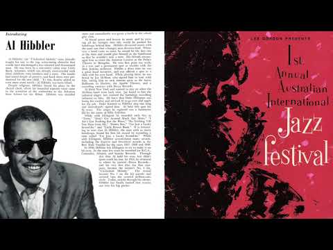Al Hibbler - 1st Annual Australian International Jazz Festival (1960)