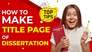 How to create Title Page in Word | Dissertation (With Examples)