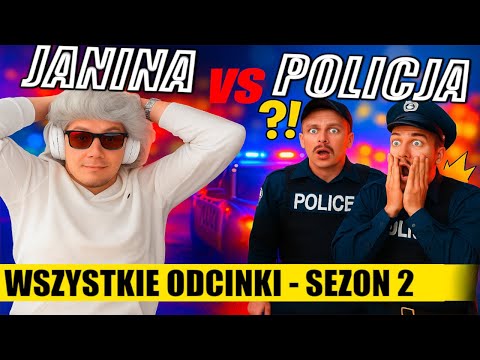 🚨 JANINA vs POLICJA 👮‍♂️ | *WSZYSTKIE ODCINKI*!📺 "MPG" PODSUMOWANIE SEZONU 2 - 🔥KONIEC🔥 w/ Koliz