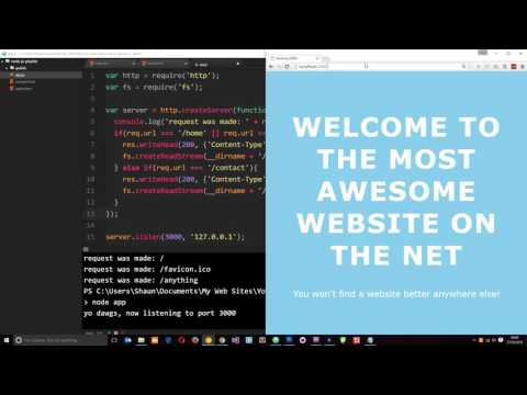 Node JS Tutorial for Beginners 19 Basic Routing