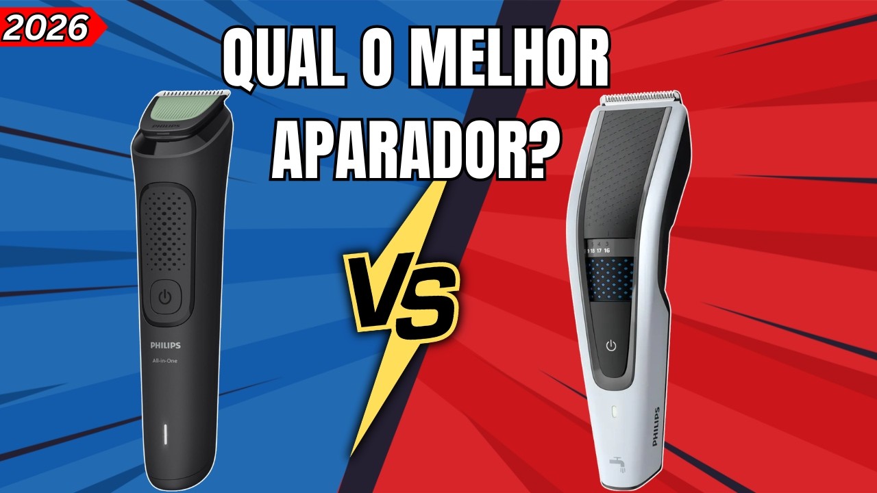 MELHOR Máquina de Cortar Cabelo PHILIPS? Série 3000 vs HC5610/15 QUAL COMPRAR em 2026?