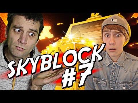 DusDavid Games -  DIAMONDS on SKYBLOCK!?  Minecraft - Skyblock #7