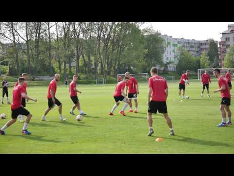 Cracovia rozpoczęła przygotowania do meczu ze Śląskiem (22.05.17)