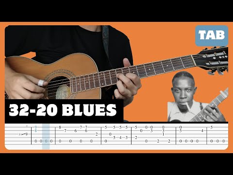 Robert Johnson - 32-20 Blues - Guitar Tab | Lesson | Cover | Tutorial
