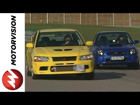 Mitsubishi Evo 7 vs Subaru WRX STI