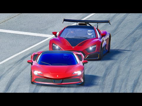 Zenvo TSR-S vs Ferrari SF90 Stradale at Laguna Seca