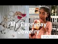 Hammered Crescent Changeable Charm Holder Necklace