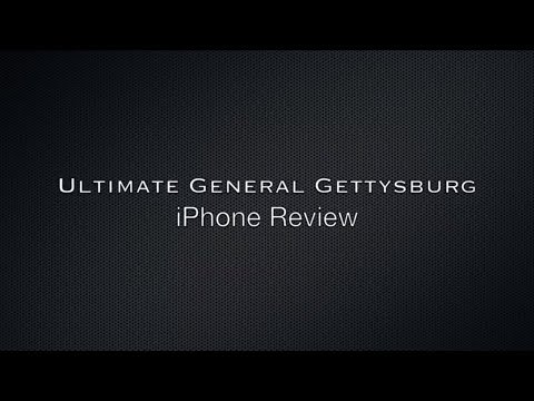 Ultimate General Gettysburg iPhone Review - YouTube