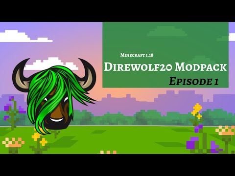 A New Start! - Direwolf20 1.18 Modded Minecraft - Episode 1