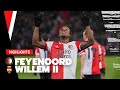 Goals van Sinisterra en Linssen! | Highlights Feyenoord - Willem II | Eredivisie 2021-2022