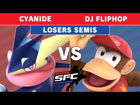 Smash Fight Club 208 - LSG | Cyanide (Greninja) Vs. QD | DJ Fliphop (Diddy Kong) Losers Semis