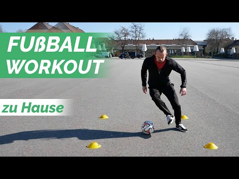 10 Minuten Fußball Workout für zu Hause zum Nachmachen - Kraft und Technik Training