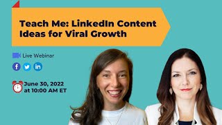 Teach Me - LinkedIn Content Ideas for Viral Growth
