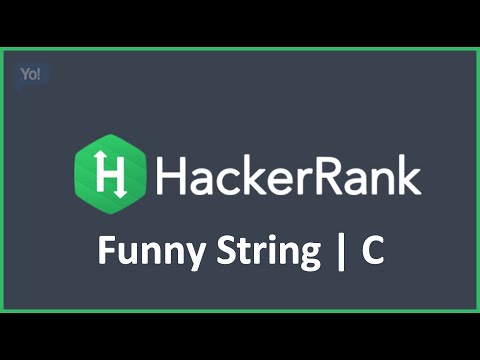 Funny String Hackerrank Solution In C Programming