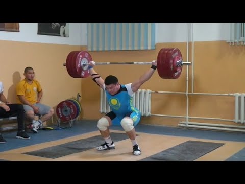 Жасулан Кыдырбаев рывок на тренировке