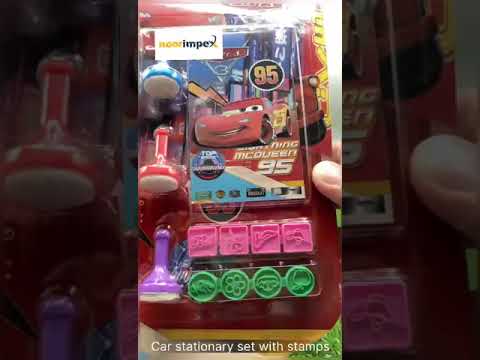 🔖#CAR #SMILE FACTORY #STATIONERY SET WITH #STAMPS available in Pakistan at | #Noorimpex