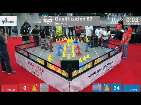 2018 VEXU Innovate Q82 - VEXLB6 vs UTCV4 - 30 to 89