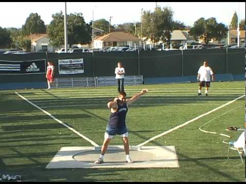 Ryan Andrews, 2010 Sunset league shot put champion