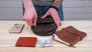Сумка чоловіча через плече 14986 Vintage коричневий