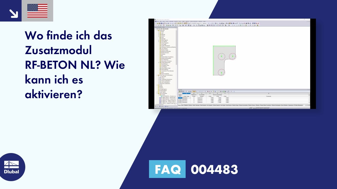 [EN] FAQ 004483 | Wo finde ich das Zusatzmodul RF-BETON NL? Wie kann ich es aktivieren?