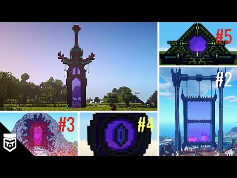 Minecraft: 10 Nether Portal Designs That Are Out Of This (Over)world