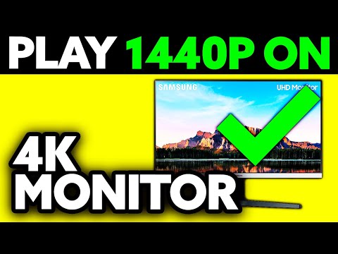 How To Play 1440p on a 4K Monitor (2025) - Step by Step