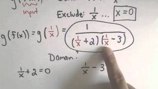 Domain of a Composition of Functions