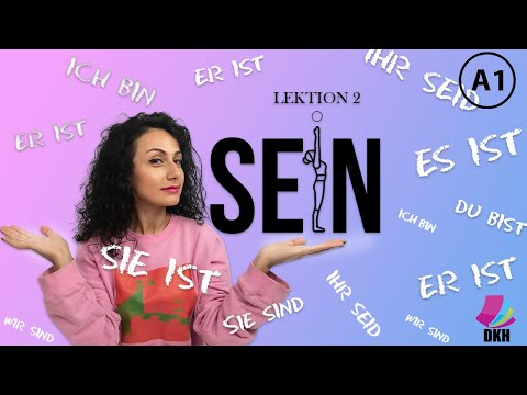 Das Verb "Sein" - ich bin, du bist / A1 Deutschkurs / Lektion 2 / Deutsch lernen / Learn german