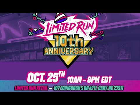 Limited Run Retail | 10-Year Anniversary Celebration Begins on 10/25!