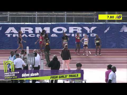 Girls 60m Freshman Heat 4 - New Balance Indoor Nationals 2012