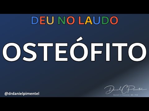 Osteophyte or osteophytosis - This was noted in the spine exam report.